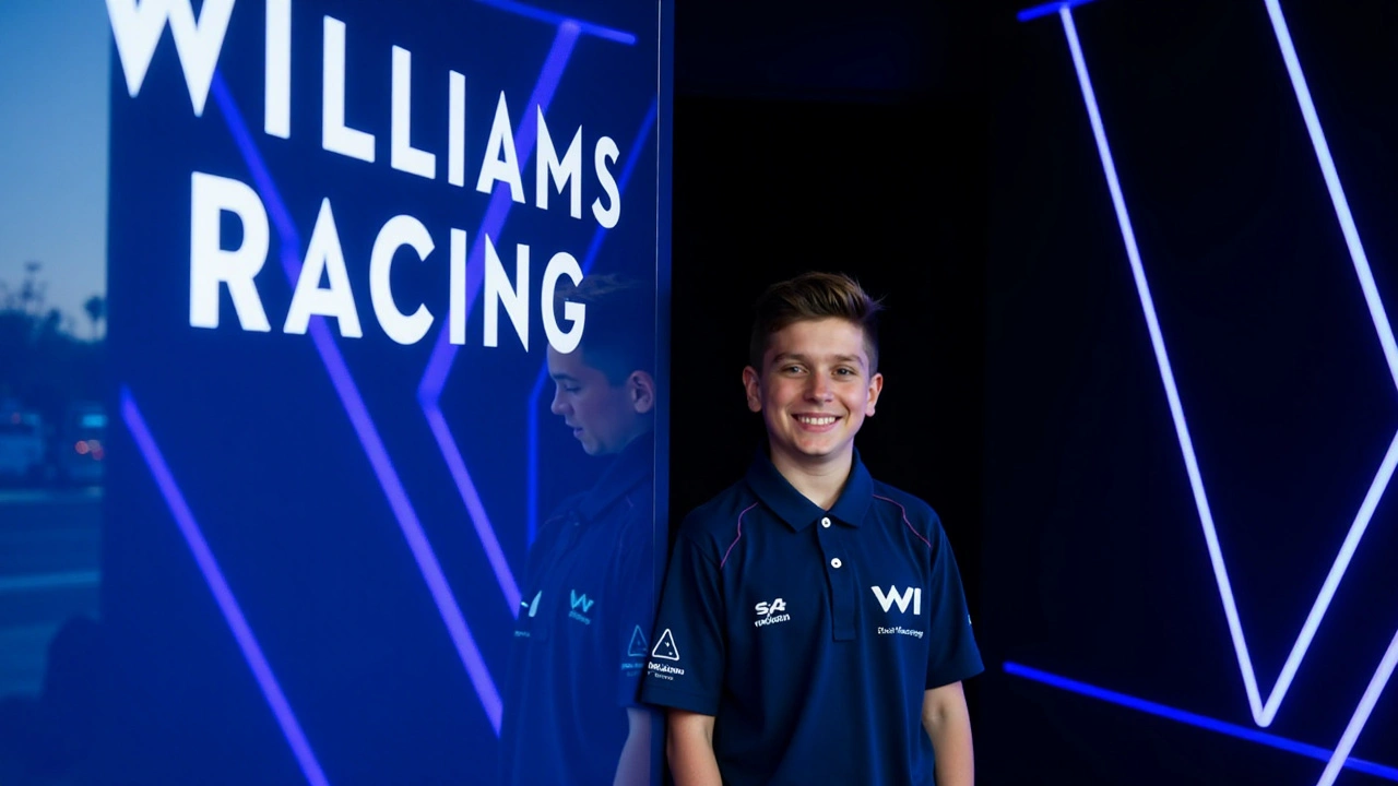 Karting Phenomenon Lucas Palacio Joins Williams Racing as Youngest Academy Member